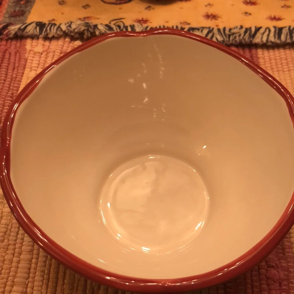 Certified International~Tuscan Rooster~Pamela Gladding~Individual Ice Cream Dish